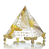 H&D HYALINE & DORA 60 mm Kristallpyramide Prisma Briefbeschwerer positive Energie Ornament,...