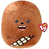 TY Chewbacca Disney Star Wars Squish-A-Boos 10 Zoll, Lizenziertes Beanie Baby Weichplüsch...