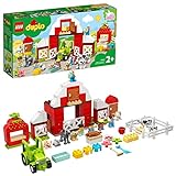 LEGO 10952 DUPLO Scheune, Traktor und Tierpflege, Spielzeug für Kleinkinder, Mädchen und Jungen ab...