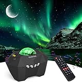 Cadrim Sternenhimmel Projektor, LED Sternenprojektor Polarlicht Lampe mit Fernbedienung Starry Stern...