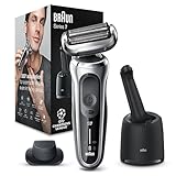 Braun Series 7 Elektrorasierer 360° Flex mit Reinigungsstation, Trimmer & Rasierer Herren...