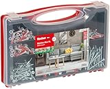 fischer Meister-Box XL Wohnraum, 210-teiliges Dübel- und Schraubenset, 5-10 mm Durchmesser, für...