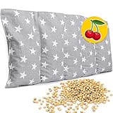 Kirschkernkissen Mikrowelle 55x20 cm - Körnerkissen Nacken Schulter - Wärmekissen Mikrowelle -...