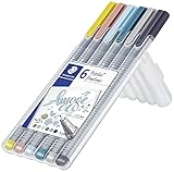 STAEDTLER Fineliner triplus, hygge Set, superfeine, metallgefasste Spitze, Linienbreite 0,3 mm,...