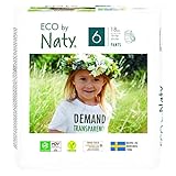 Eco by Naty Baby Windeln Pants - umweltfreundliche Premium-Bio Höschenwindeln aus pflanzenbasierten...
