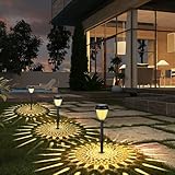 MIFXIN Solar-Gartenleuchten für den Außenbereich, Solar-wasserdichte Wegelichter,...