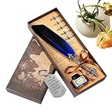 Generisch Federkiel | Schnelltrocknend Mit Ersatzfedern Als Schlüsselanhänger - Retro...