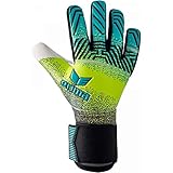 Erima Unisex ErwachseneFLEX RD Robusto Torwarthandschuhe (7222003), Petrol/Lime/schwarz, 10