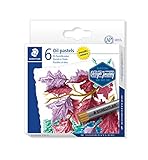 STAEDTLER metallic Öl-Pastellkreide Design Journey, glänzende Farbeffekte auf hellem und dunklem...