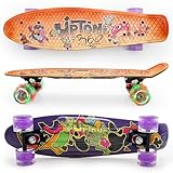 UpTone360 Mini Cruiser Skateboard | für Kinder ab 6 Jahre | ABEC 9 Kugellager | Belastbarkeit bis...