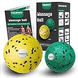 2 Stück Faszienball klein Set,8cm & 6cm Faszienball,Massageball für gezielte Selbstmassage von...