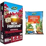 Westland New Horizon Universal Blumenerde, 40 l & Kakteen & Sukkulenten Erde, 4 l – Kakteenerde...
