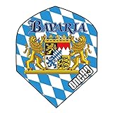 ONE80 Dart Flight Bavaria Flights Bayerische Flagge Wappen Dartflight