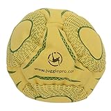 Juggle Pro Footbag Hacky Sack 8 Panels Modell World Cup Brasilien gelb leicht hochwertig gefüllt...
