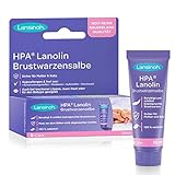 HPA Lanolin Brustwarzensalbe, 10 ml - 100% natürlich - beruhigt & schützt beanspruchte Brustwarzen...