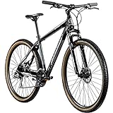 Galano MTB Hardtail 29 Zoll Fahrrad Heat Mountainbike 24 Gänge Mountain Bike (grau/schwarz, 48 cm)