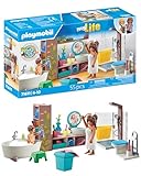 PLAYMOBIL MyLife 71611 Badezimmer, inklusive Zwei Figuren und zahlreichen Accessoires, zu über 80 %...