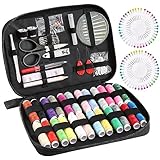 Frendour Nähset,Reise Nähzeug mit 140er Nähzubehör Set, DIY-Premium-Nähzubehör für...