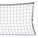 SIVENKE Volleyball Netz faltbar Standard 9.5m x 1m Volleyball Ersatznetz Garten/Strand Sport Net...