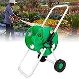 Profi Schlauchwagen Satz Gartenschlauch Fahrbar Schlauchtrommel Schlauchaufroller 50m 1/2' Schlauch...