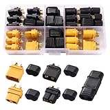 YIXISI 10 Paar XT60 XT60H Batterie Anschlüsse, XT60H Männlich Weiblich Stecker Buchse, XT60H...