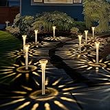 SonPen Solarlampen für Außen 6 Stück LED Solarleuchten Garten, IP65 Wasserdichte Edelstahl Solar...