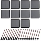 GTIWUNG 10 Stück 2V 50X50mm Mini Monokristalline Solarzellen Solarsystem Kit,Solarmodule,Micro...