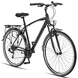 Licorne Bike Premium Trekking Bike in 28 Zoll - Fahrrad für Herren, Jungen, Damen und Herren - 21...