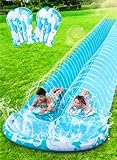 JOYIN 22,5ft/685.8cm Wasserrutsche und 2 Bodyboards, Garten-Wasserrutsche...