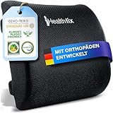Healthfix® Ergonomisches Lendenkissen – Entwickelt mit Experten in Deutschland – Verbessert...