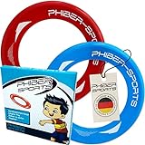 PHIBER-SPORTS Frisbee-Ringe – 2er Doppelpack Premium leichte Wurfringe – 80% Leichter als...