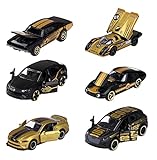 Majorette - Limited Edition 9 – 1 von 6 zufälligen Spielzeugautos im Gold-Design, für Kinder ab...