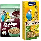 Versele Premium Prestige für Wellensittiche 800gr Futter, Wellensittichfutter, Saaten,...