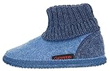 GIESSWEIN Kramsach Kids, Hüttenschuhe Unisex Kinder, Capriblau 547, 28 EU