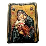 IconsGr Wandikone Jungfrau Maria und Jesus Christus, griechisch, christlich, orthodox, A0,...