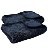 IBOPUXIU 2er Pack Handtücher, 60x40 cm - Extrem Weich & Super Saugstark, Ideal Für Haushalt,...