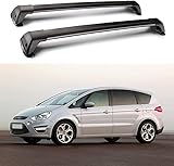 Aluminium Dachträger Relingträger für Ford S-MAX 2006-2015, Querträger Gepäck Cargo Top...