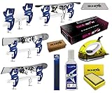 SkinStar Skiwax Set Starter Set Skispanner Skiwachs Wachsentferner 8- teilig