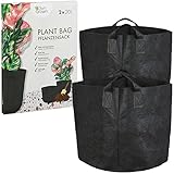 OwnGrown Pflanzsack 20l Set : 2x20l Pflanzen Tasche für Balkon und Kübelpflanzen – Kartoffel...