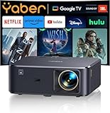 Beamer 4K mit Android TV 11.0, Sound by JBL, Dolby Audio, NFC, Autofokus, Auto Trapezkorrektur,...