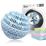 Waschkugel für Waschmaschine, Öko Waschball Nachhaltiges Waschmittelkugeln Natürlich Mild und...