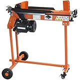 Forest Master Holzspalter 7 Tonnen Brennholzspalter (inkl. Doppelklinge, Tisch und Rücklaufsperre)...
