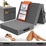 DYNMC you Klappmatratze 75x195x14 cm - Gästematratze Klappbar Mittel Hart H3 - Test SEHR GUT - Oeko...
