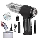 VVLXRIC Akku Staubsauger Handsauger, Blasen, Saugen, Pumpen 3 In 1 Autostaubsauger Mit Akku Starke...