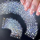 Lilbitty 30 Blatt Aurora-Nagelkunst-Aufkleber, selbstklebende 3D-Blumen-Nagelaufkleber,...