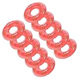 Toddmomy 10 Stück Mini Schwimmringe Dekorative Accessoires für Puppenhäuser Kleine Schwimmringe...