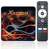 Android 14.0 TV Box, Android Box 2GB RAM 16GB ROM RK3518 Quad-Core 64bit Cortex-A53, TV Box Support...
