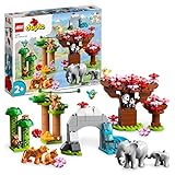 LEGO 10974 DUPLO Wilde Tiere Asiens Spielzeug-Set mit Sound, mit Tierfiguren und Steine für...
