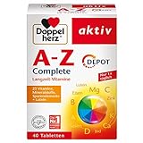 Doppelherz A-Z Complete DEPOT Langzeit-Vitamine – 23 Vitamine, Mineralstoffe & Spurenelementen...