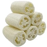 VOARGE 6 Stücke Premium Qualität Natürliche Luffa, Luffa-Schwamm Spa Peeling Scrubber Luffa Body...